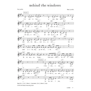Produktbild des Artikels Behind The Windows (Noten - Download)