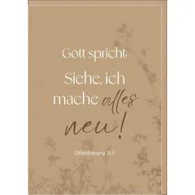 Produktbild des Artikels Jahreslosung 2026 - Faltkarte "Schattenspiel" (Schreibwaren)