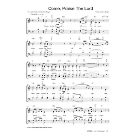 Produktbild des Artikels Come, Praise The Lord (Noten - Download)