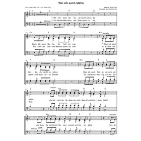 Produktbild des Artikels Wo ich auch stehe (Noten - Download)