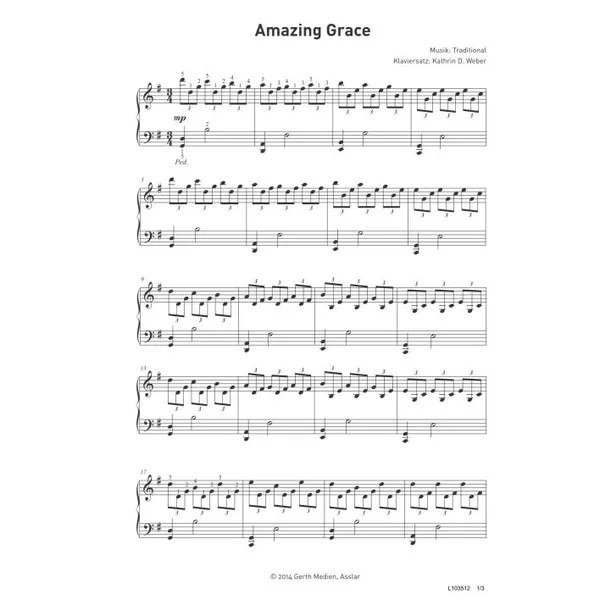 Produktbild des Artikels Amazing Grace (Noten - Download)