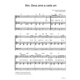 Produktbild des Artikels Sim, Deus ama a cada um (Noten - Download)