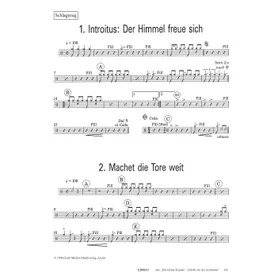 Produktbild des Artikels Gelobt sei, der da kommt (Schlagzeug) (Noten - Download)