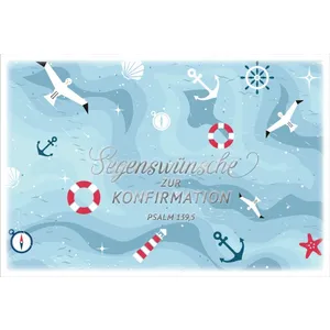 Produktbild des Artikels Faltkarte "Segenswünsche zur Konfirmation" (Schreibwaren)