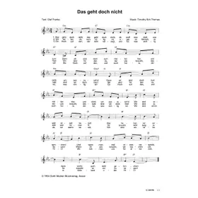 Produktbild des Artikels Das geht doch nicht (Noten - Download)