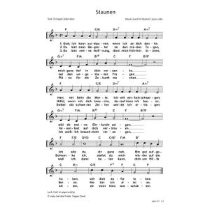 Produktbild des Artikels Staunen (Noten - Download)