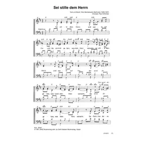 Produktbild des Artikels Sei stille dem Herrn (Noten - Download)