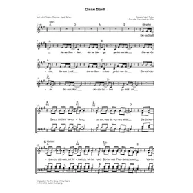 Produktbild des Artikels Diese Stadt (Noten - Download)