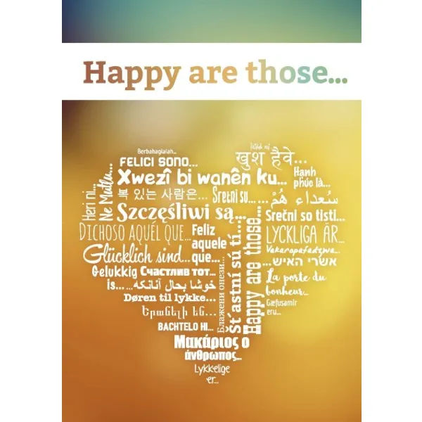 Produktbild des Artikels Glücklich sind ... - Englisch (Herz-Version) (Buch - Geheftet)