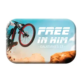 Produktbild des Artikels Magnet - Free in him (Schreibwaren)
