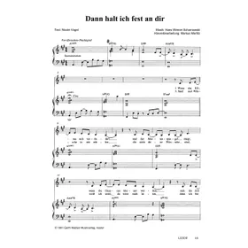 Produktbild des Artikels Dann halt ich fest an dir (Noten - Download)