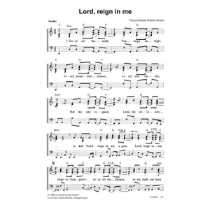 Produktbild des Artikels Lord, Reign In Me (Noten - Download)