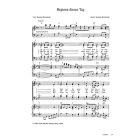 Produktbild des Artikels Beginne diesen Tag (Noten - Download)