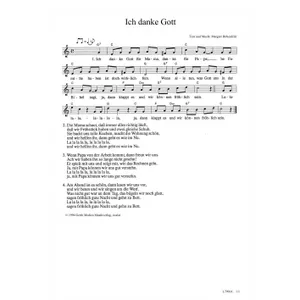 Produktbild des Artikels Ich danke Gott (Noten - Download)