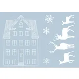 Stimmungsbild zu Fensterbild-Set Winterzeit