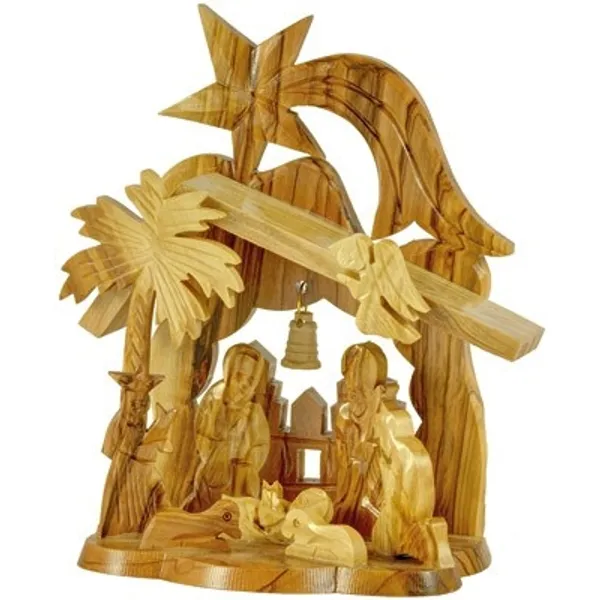 Produktbild des Artikels Olivenholz-Krippe ()