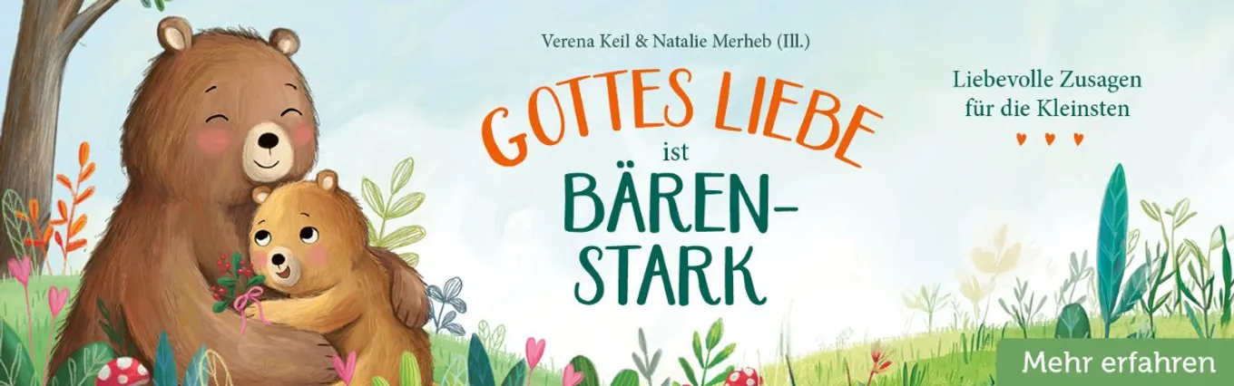 Banner zu Gottes Liebe ist Bärenstark