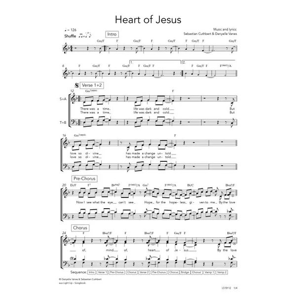 Produktbild des Artikels Heart Of Jesus (Noten - Download)