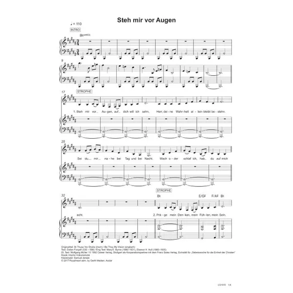 Produktbild des Artikels Steh mir vor Augen (Noten - Download)