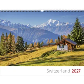 Produktbild des Artikels Schweizer Bergkalender 2027 - Englisch (Kalender - Spiralbindung)
