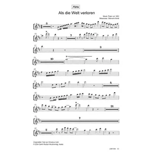 Produktbild des Artikels Als die Welt verloren (Flöte) (Noten - Download)