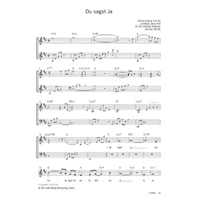 Produktbild des Artikels Du sagst ja (Noten - Download)