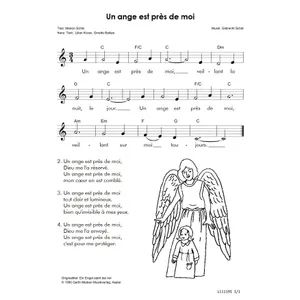 Produktbild des Artikels Un ange est près de moi (Noten - Download)