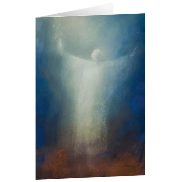 Produktbild des Artikels Kunstkarten "Empfangender Engel" 5 Stk. (Schreibwaren)