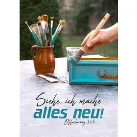 Produktbild des Artikels Jahreslosung 2026 - Postkarte "Upcycling" (Schreibwaren)