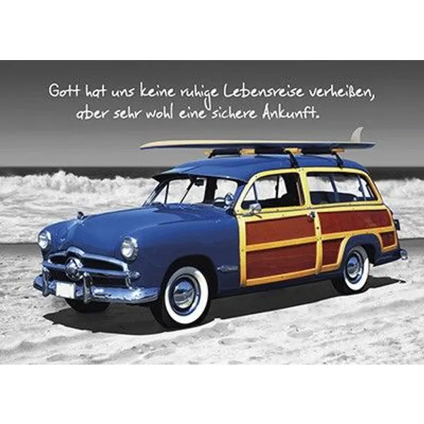 Produktbild des Artikels Postkarten: Gott hat uns keine ruhige Lebensreise, 4 Stück (Schreibwaren)