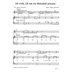 Produktbild des Artikels Ich wollt, ich wär ein Hirtenbub (Noten - Download)