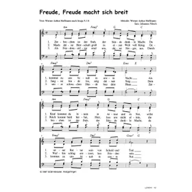 Produktbild des Artikels Freude, Freude macht sich breit (Noten - Download)