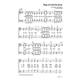 Produktbild des Artikels Singt ein Lied für Jesus (Noten - Download)