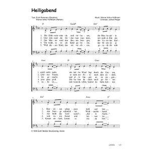 Produktbild des Artikels Heiligabend (Noten - Download)