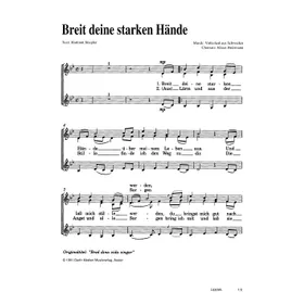 Produktbild des Artikels Breit deine starken Hände (Noten - Download)