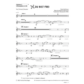 Produktbild des Artikels Du bist frei (Altsaxophon in Eb) (Noten - Download)