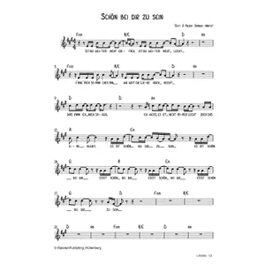 Produktbild des Artikels Schön bei dir zu sein (Noten - Download)