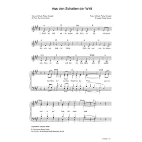 Produktbild des Artikels Aus den Schatten der Welt (Noten - Download)
