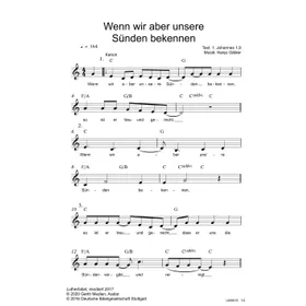 Produktbild des Artikels Wenn wir aber unsre Sünden bekennen (Noten - Download)