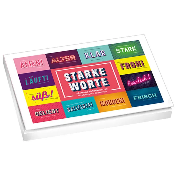 Produktbild des Artikels Starke Worte - Postkartenset (Schreibwaren)