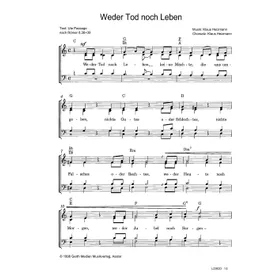 Produktbild des Artikels Weder Tod noch Leben (Noten - Download)