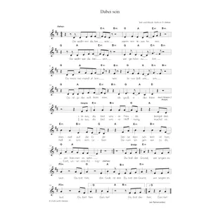 Produktbild des Artikels Dabei sein (Noten - Download)