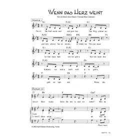 Produktbild des Artikels Wenn das Herz weint (Noten - Download)