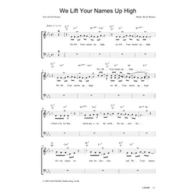 Produktbild des Artikels We Lift Your Names Up High (Noten - Download)