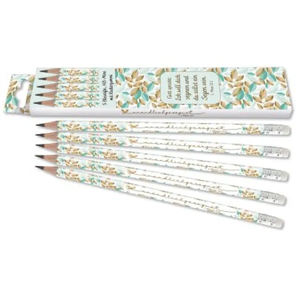 Produktbild des Artikels Bleistifte: unendlich gesegnet 5er Pack (Schreibwaren)
