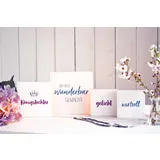 Stimmungsbild zu Holz-Deko-Bild: Du bist wunderbar gemacht