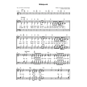 Produktbild des Artikels Mittelpunkt (Noten - Download)