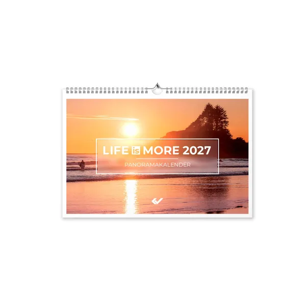Produktbild des Artikels Life is more 2027 - Panoramakalender M-Format (Kalender - Spiralbindung)