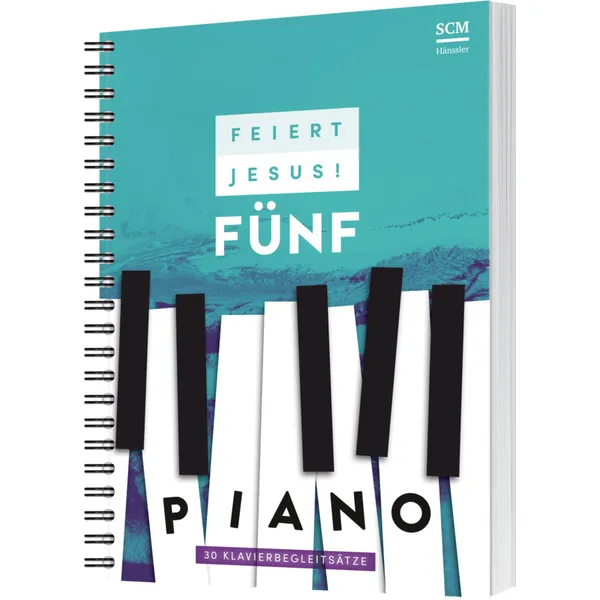 Produktbild des Artikels Feiert Jesus! 5 - Piano (Liederbuch - Spiralbindung)