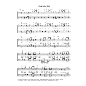 Produktbild des Artikels Du großer Gott wenn ich die Welt betrachte (Noten - Download)